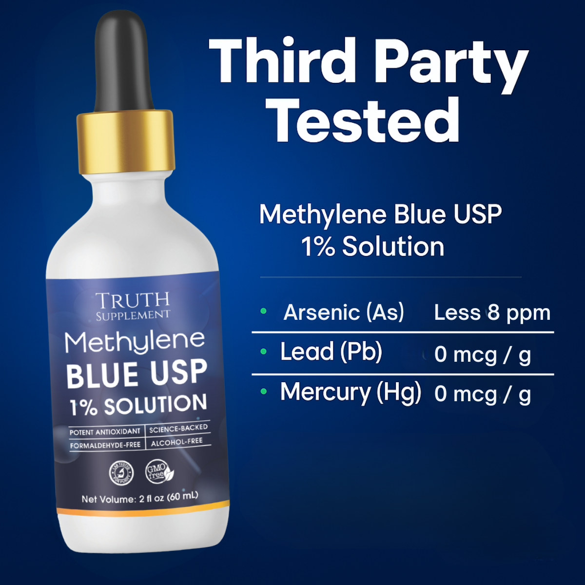 Methylene Blue 1% - Liquid Drops