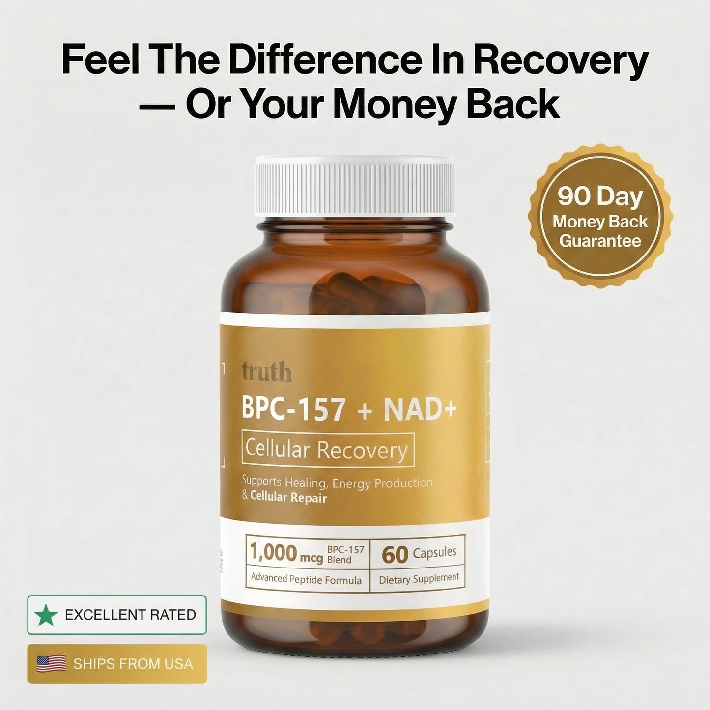 Truth™ BPC-157 NAD+ (5 bottles OTO#2)