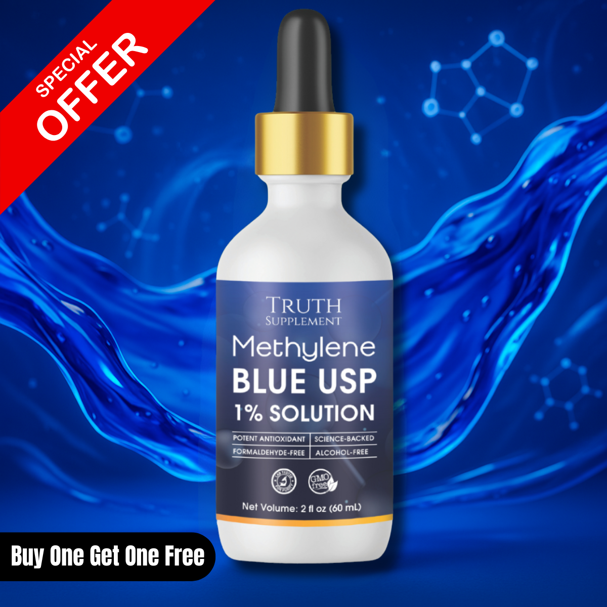 Methylene Blue 1% - Liquid Drops