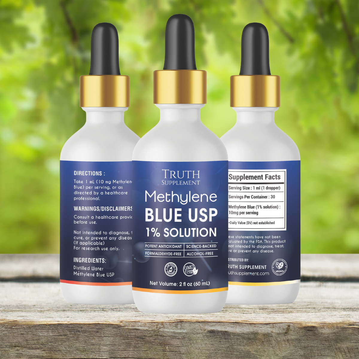 TruthSupplement Methylene Blue USP 1% SOLUTION