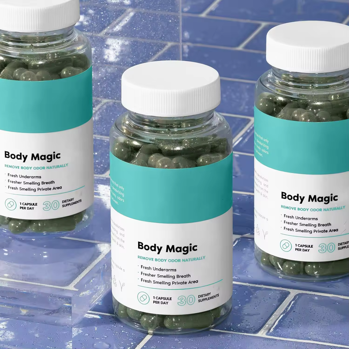 Body Magic Chlorophyll Capsules Steady Energy Support Greens