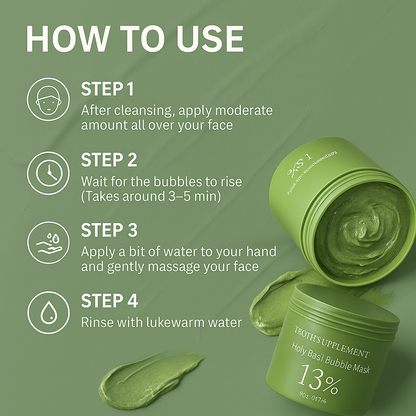 Holy Basil Bubble Mask