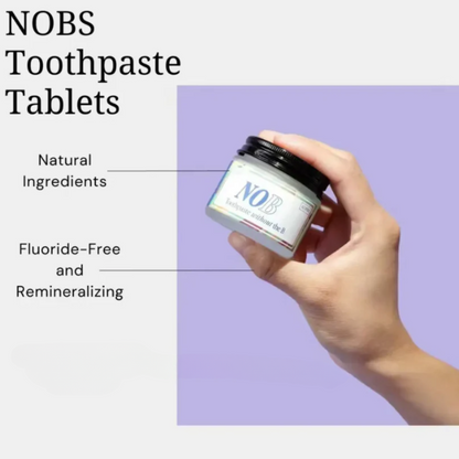 NOBS Toothpaste Tablets with 5% Nano Hydroxyapatite