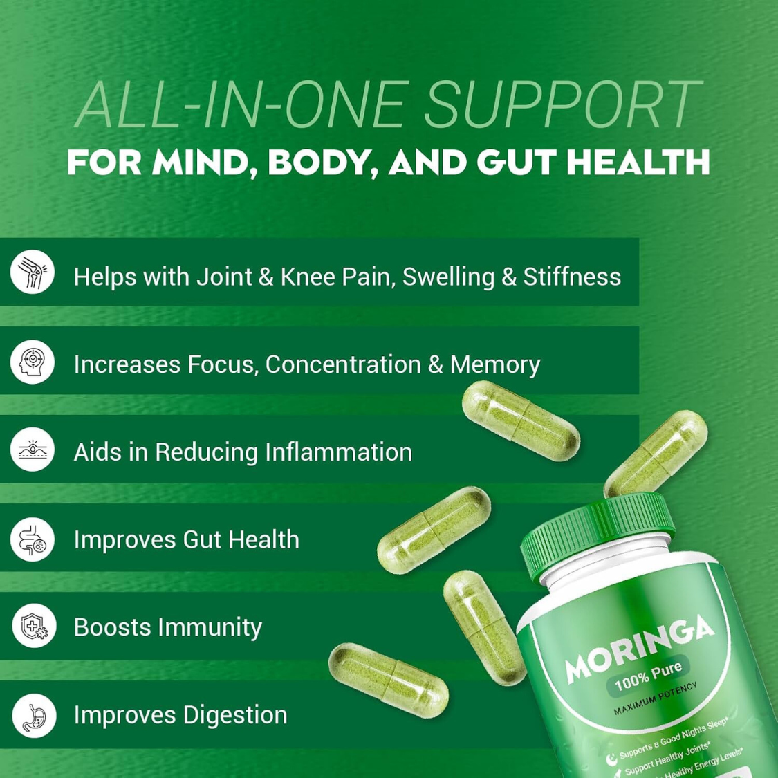 Moringa Powder Capsules