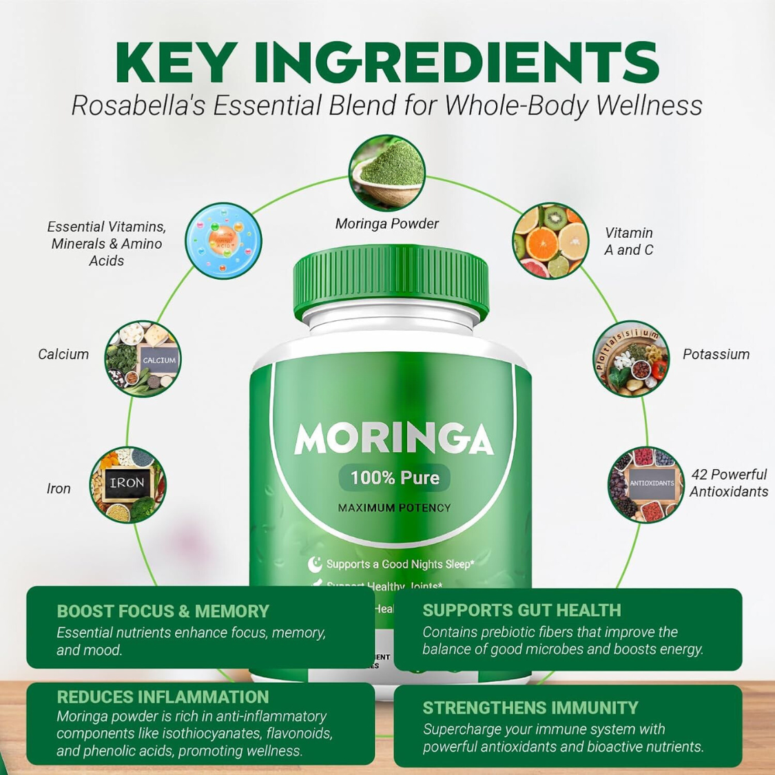 Moringa Powder Capsules