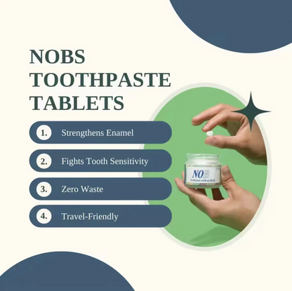 NOBS Toothpaste Tablets with 5% Nano Hydroxyapatite